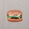 Hamburger - Cheeseburger, Food, Snacks, Picnic, Embroidered, Iron on Patch